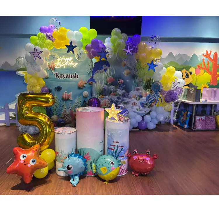 Underwater World Birthday Decoration Setup Online
